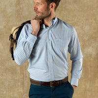 Shaw Gingham Poplin Sport Shirt