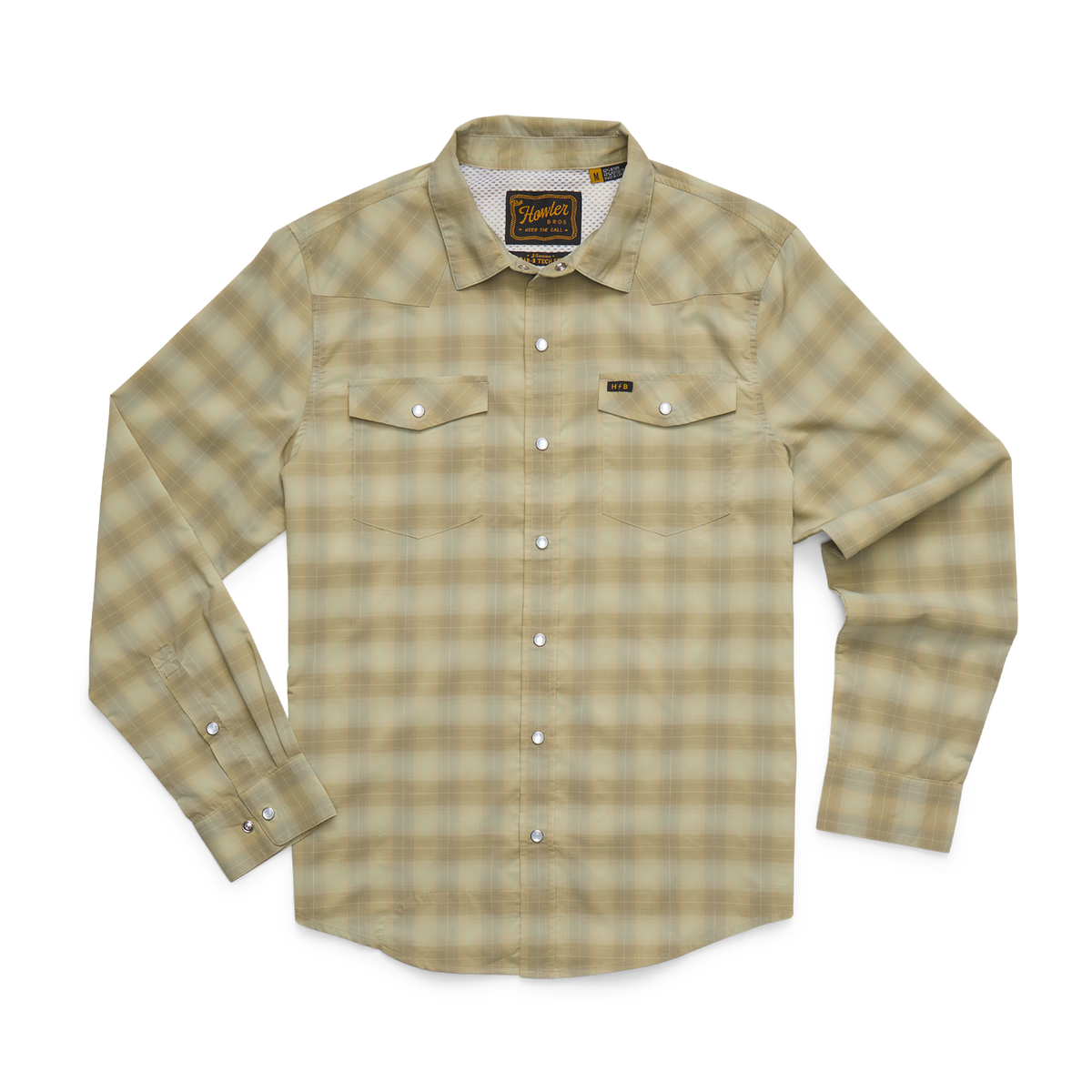 Kent Plaid H Bar B Tech Longsleeve