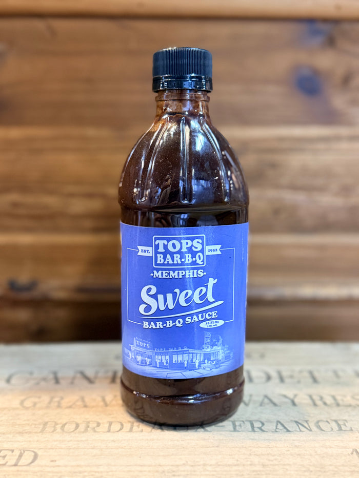 Tops Bar B Q Memphis Sweet and Saucy Sauce 16oz