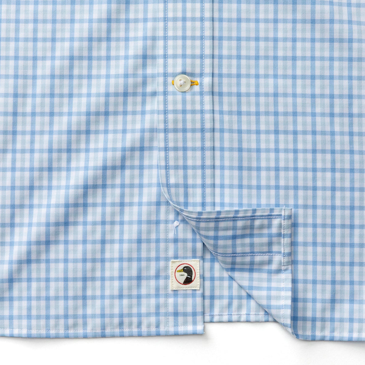 Shaw Gingham Poplin Sport Shirt
