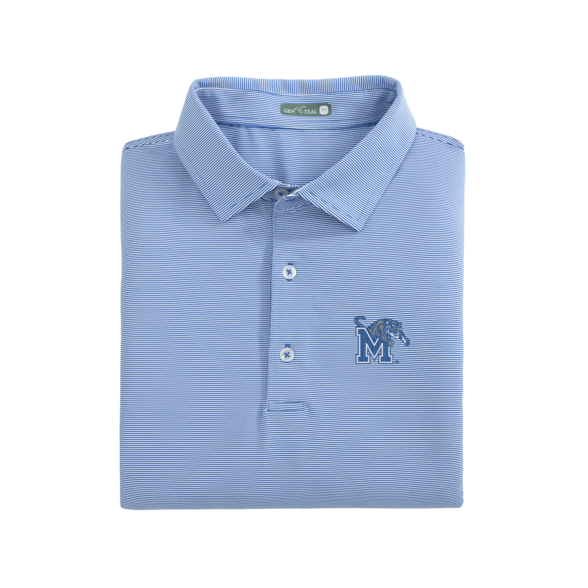 Memphis Tigers Pinstripe Performance Polo