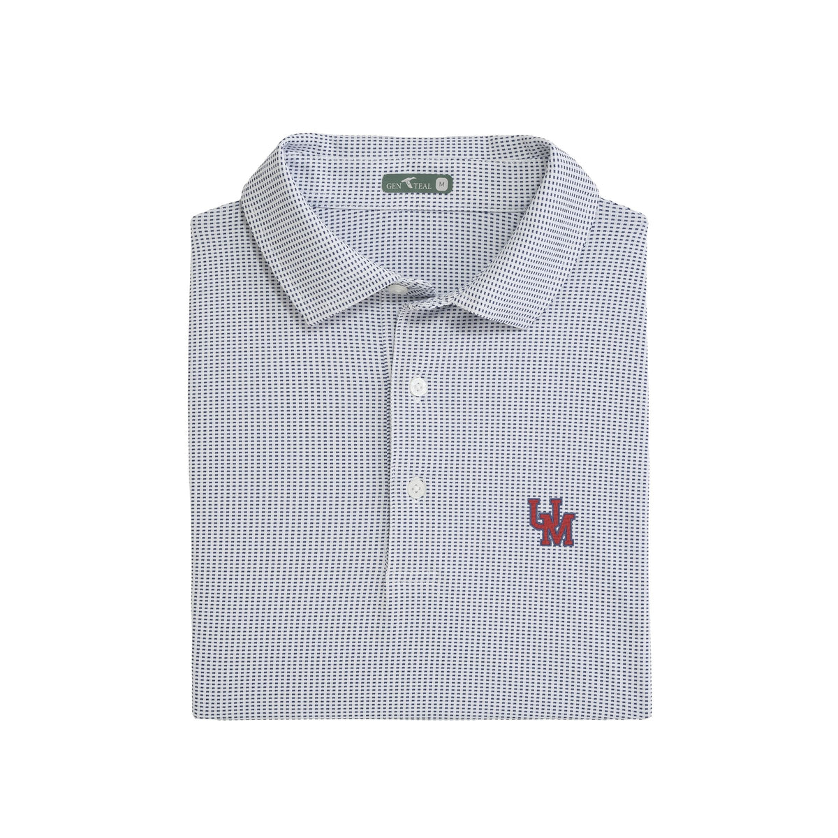 Ole Miss Sunday Jacquard Polo Navy