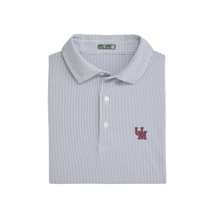 Ole Miss Sunday Jacquard Polo Navy