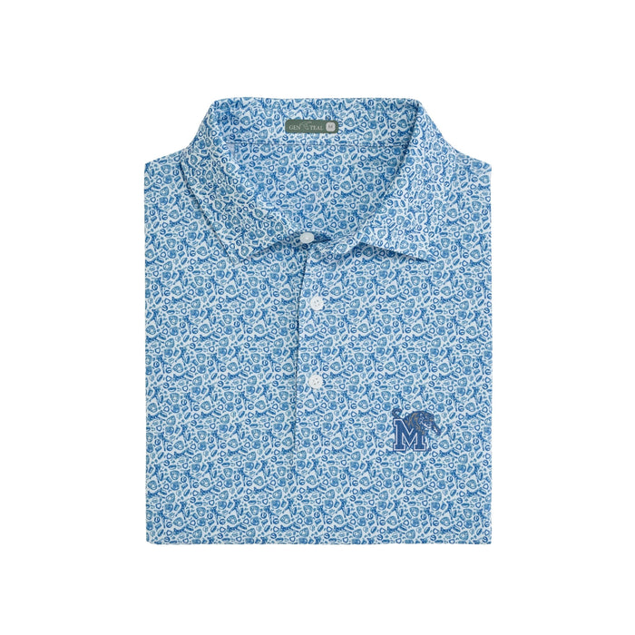 Memphis Tigers Fastball Print Polo