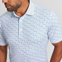 Stream to Green Printed Printed Polo