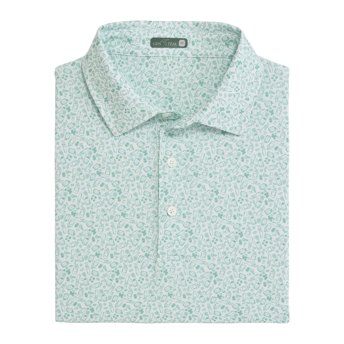 The Gimlet Printed Performance Polo