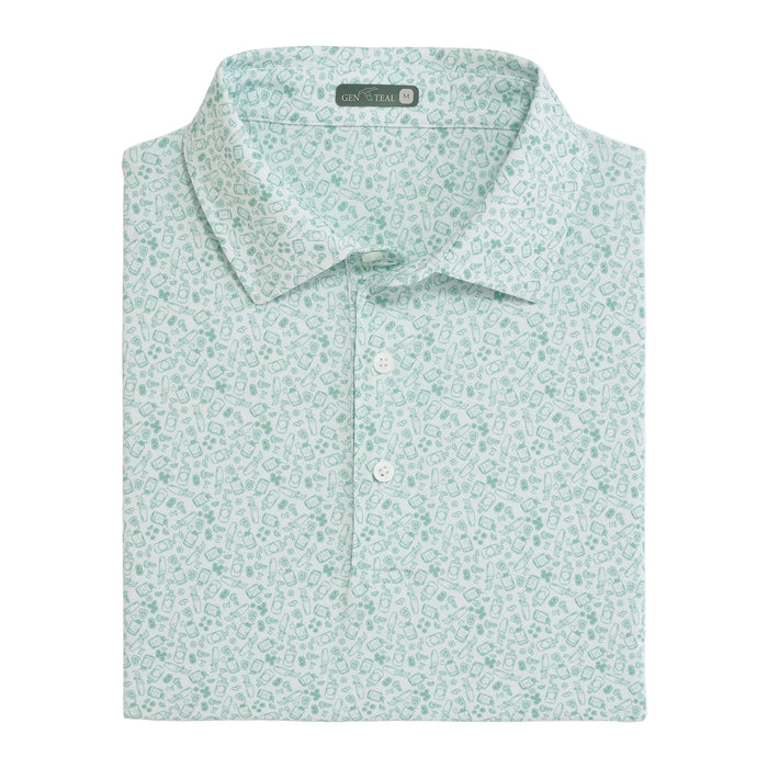 The Gimlet Printed Performance Polo