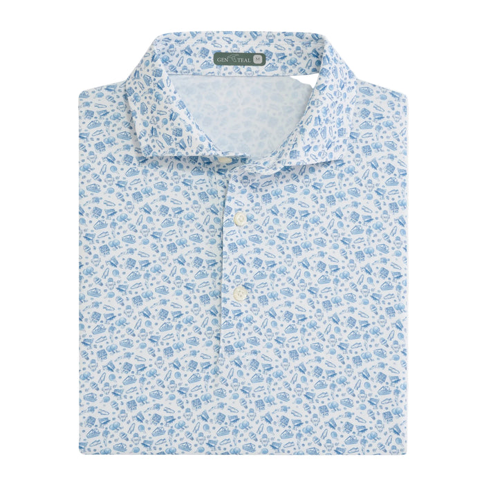 Greenbow Printed Performance Polo