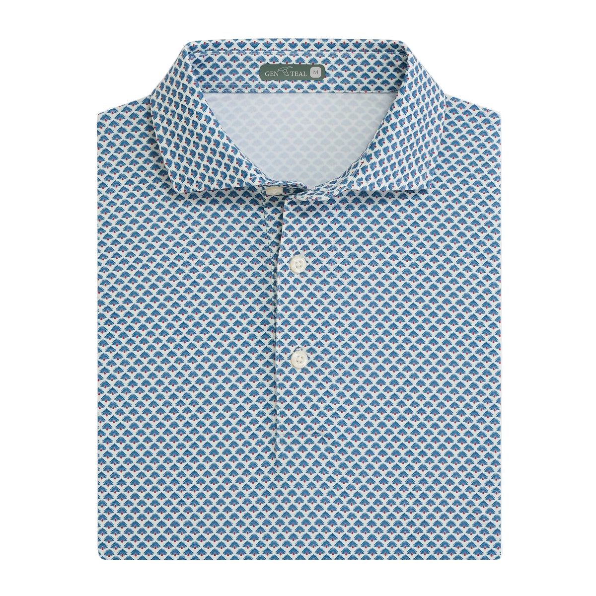 Agave Printed Performance Polo