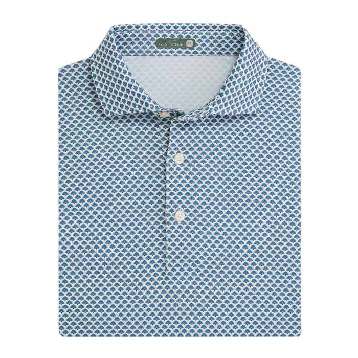 Agave Printed Performance Polo