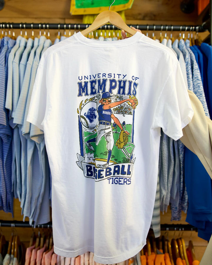 Memphis Wonky Baseball Cards Tee