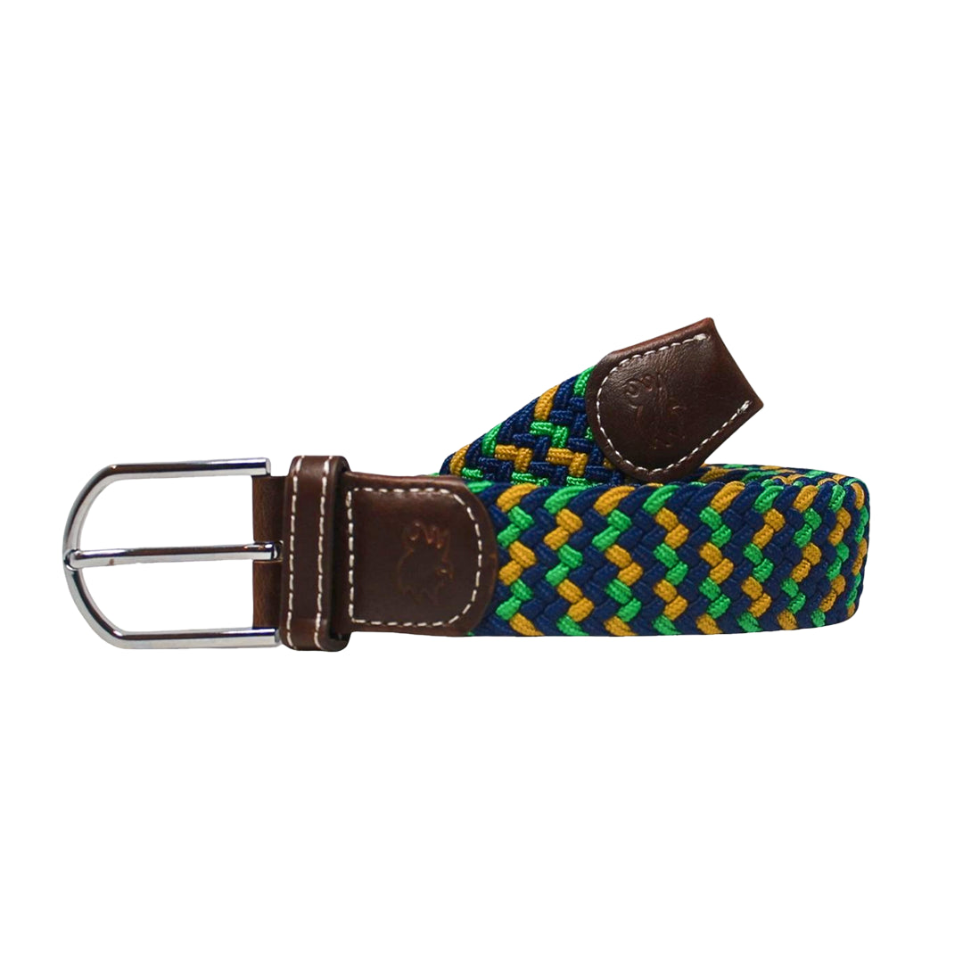 Tri-Color Elastic Stretch Belt