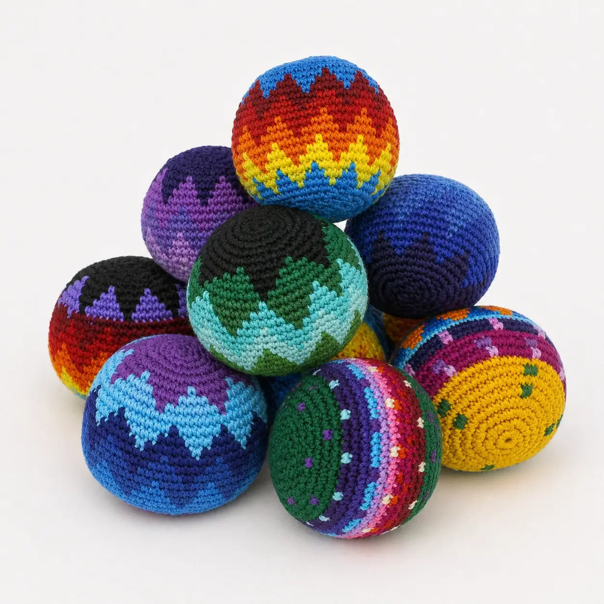 Knit Multicolor Hacky Sack