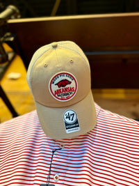 Arkansas Razorbacks Khaki Felton 47 Clean Up