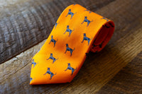 Bluetick Tie - Orange