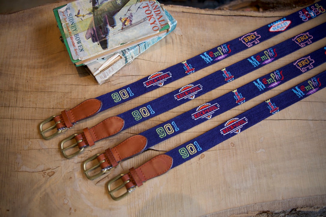 Neon Memphis Signs Belt