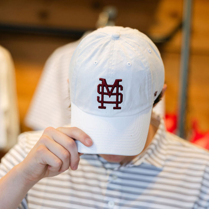 Mississippi State Bulldogs White 47 Clean Up