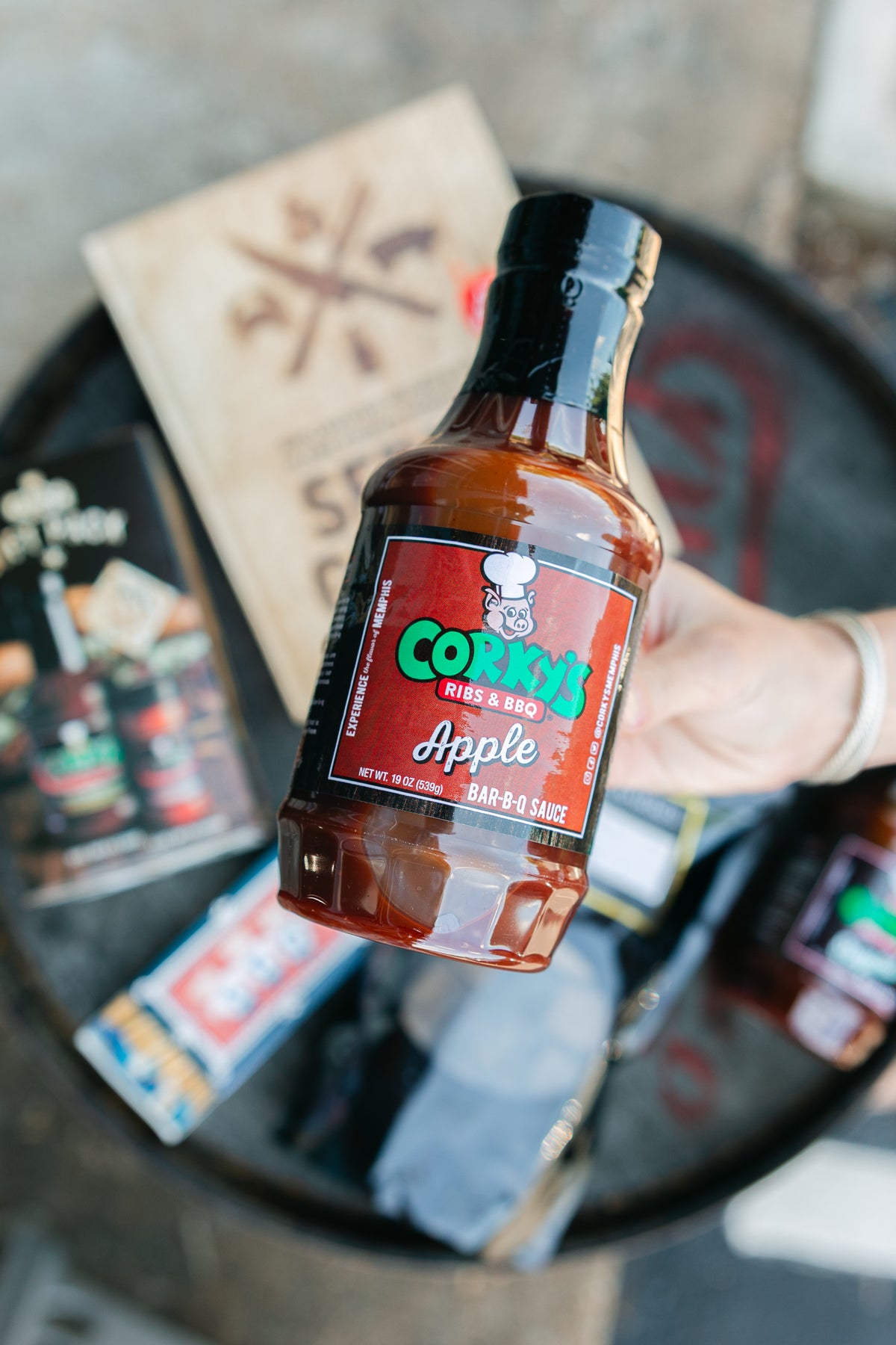 Corky's Apple BBQ Sauce 18 oz