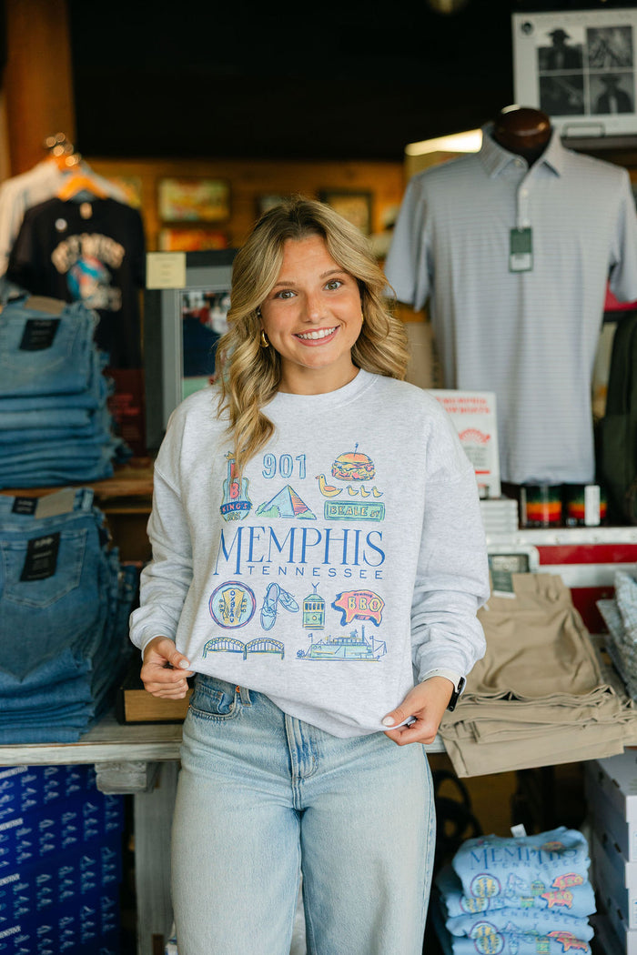 Memphis in Color Crewneck