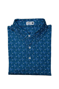 Go Tigers Go Print Polo