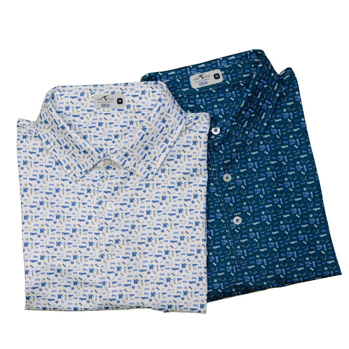 Go Tigers Go Print Polo