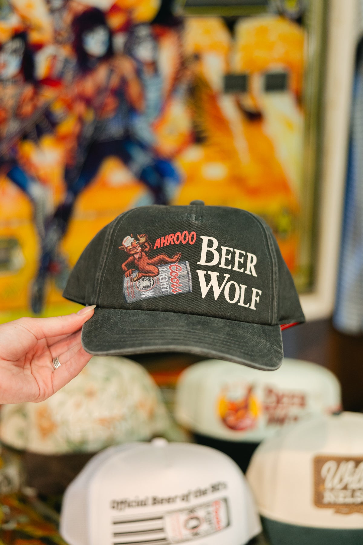 Coors Light Beer Wolf Walker Hat