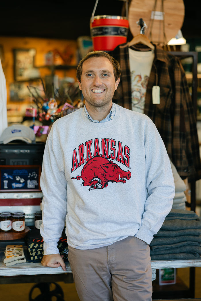 Vault Arkansas Running Razorback Sweatshirt