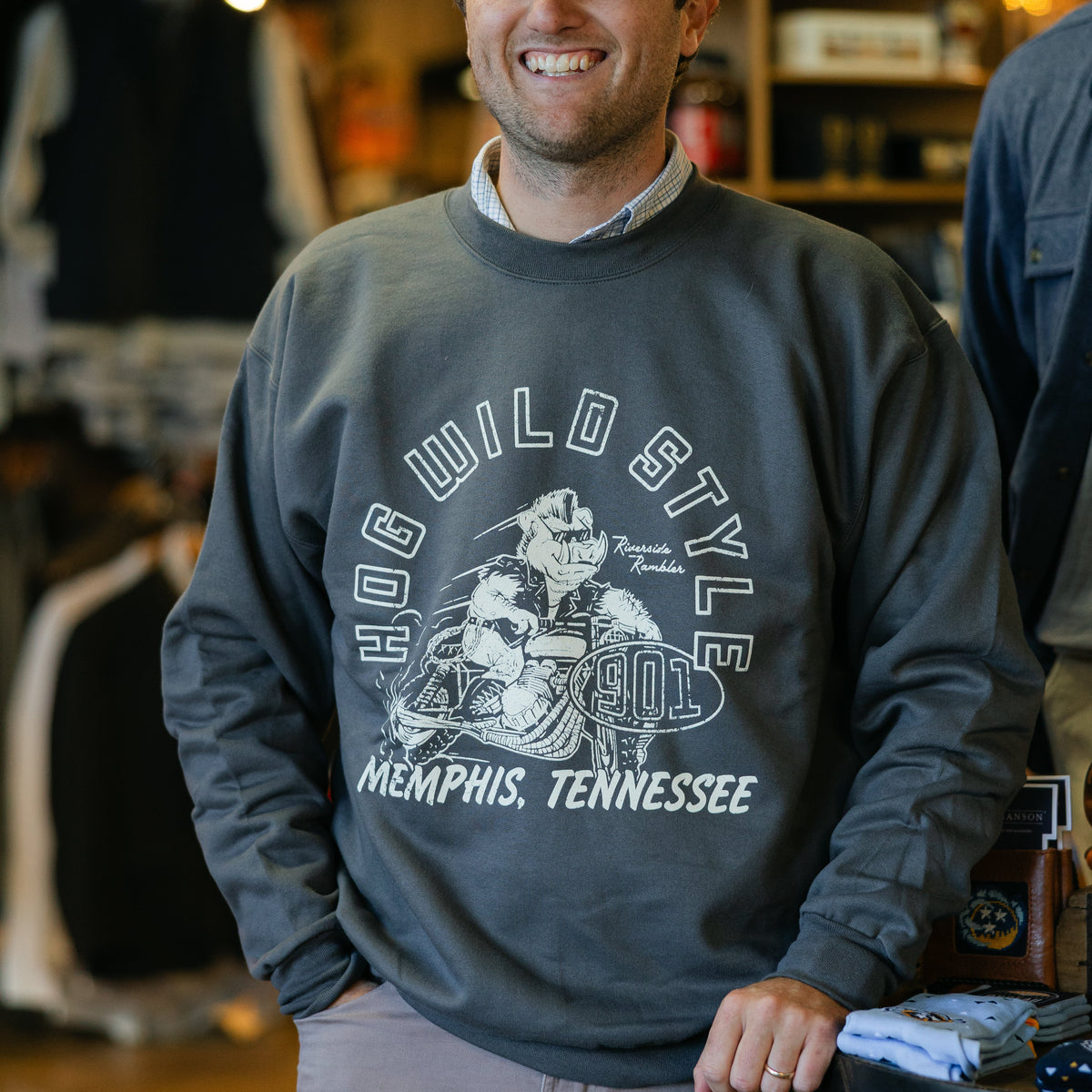 Hog Wild Style Crewneck