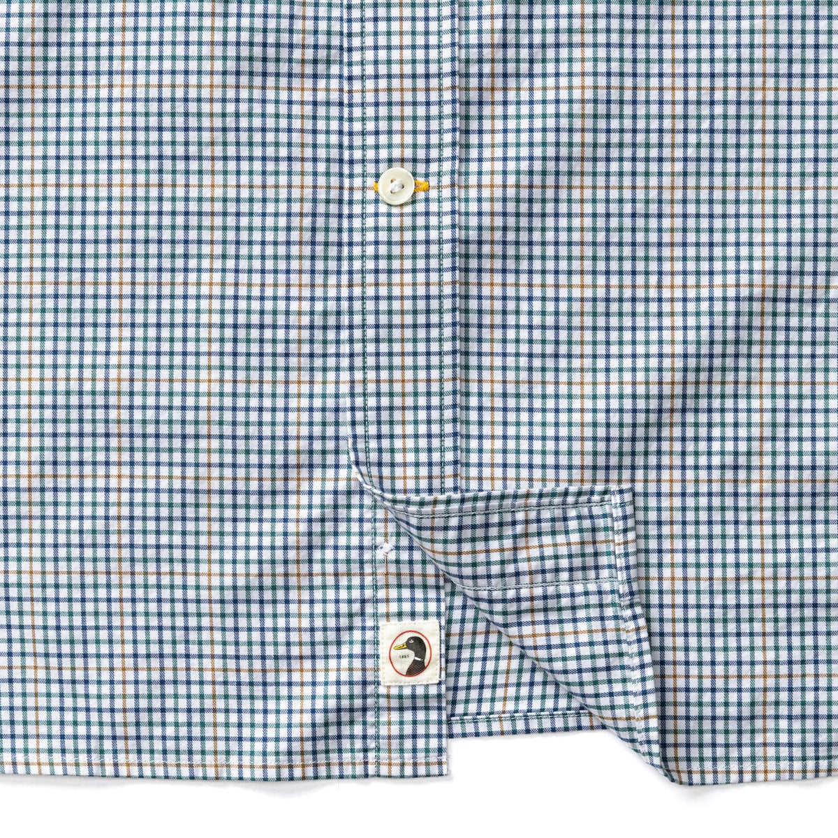 LS Cotton Twill Sport Shirt Goodwin Plaid