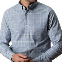 LS Cotton Twill Sport Shirt Goodwin Plaid