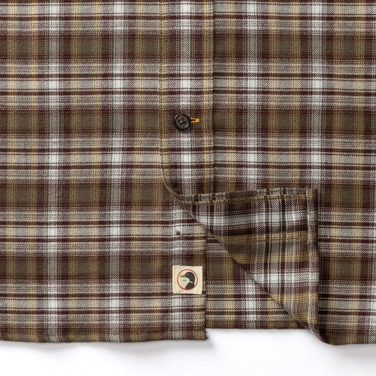 Merlin Plaid Flannel Sport Shirt