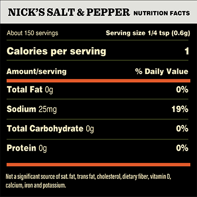 Nick's Salt and Pepper Blend
