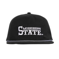 Mississippi State Baseball Rope Hat (Black)