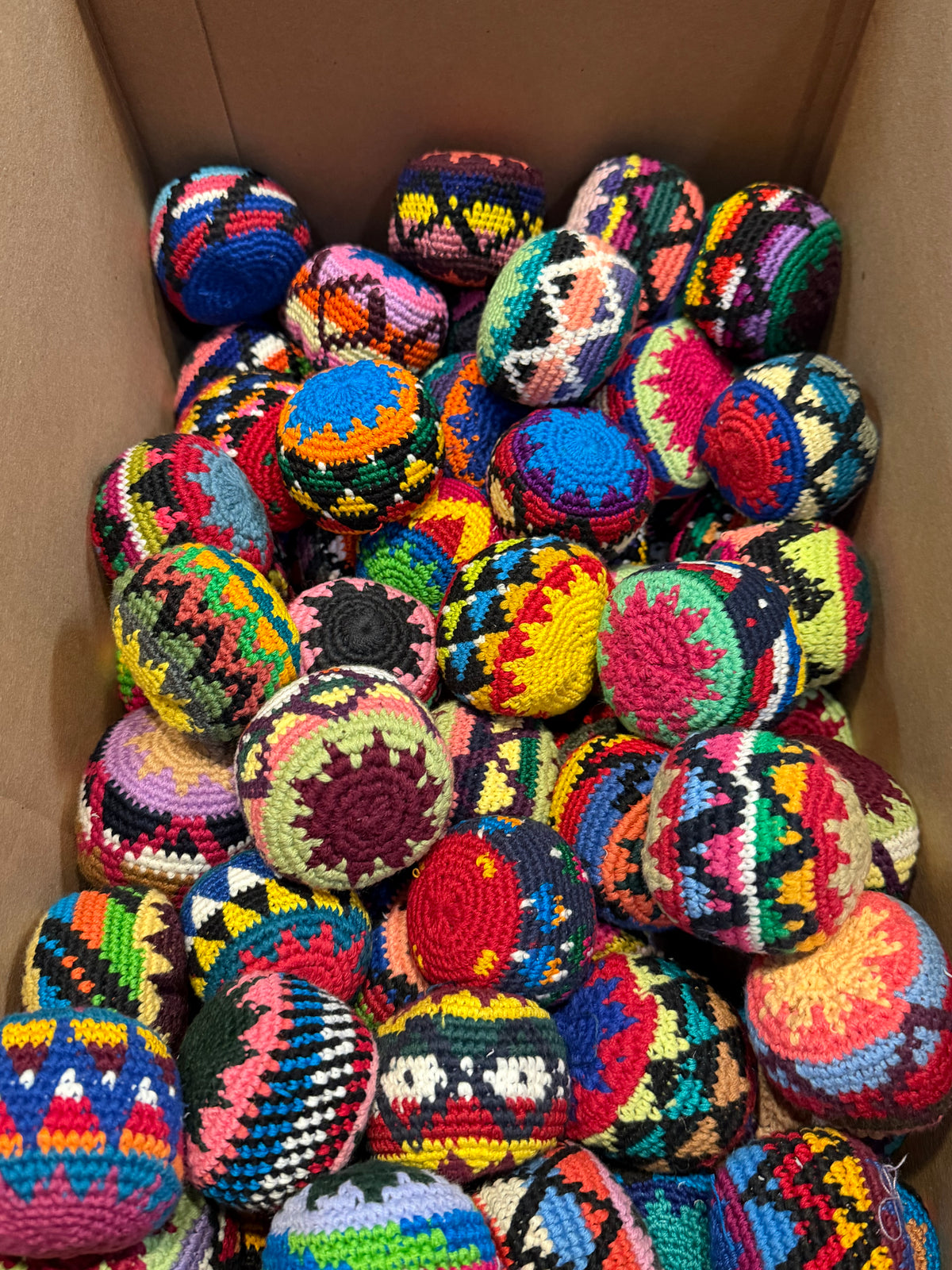 Knit Multicolor Hacky Sack