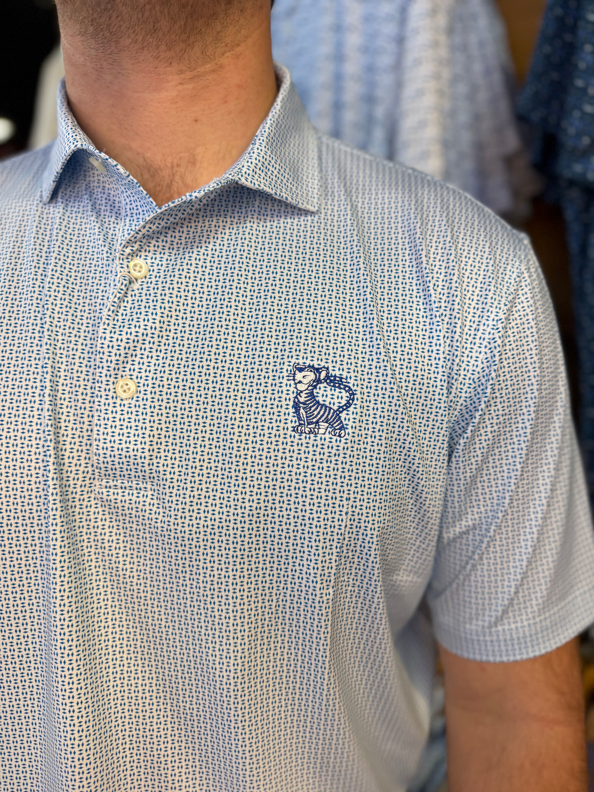 Memphis Tigers Trellis Performance Polo