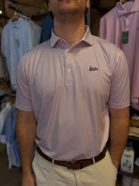 Mississippi State Trellis Print Polo