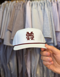 Mississippi State Performance Rope Hat (White)