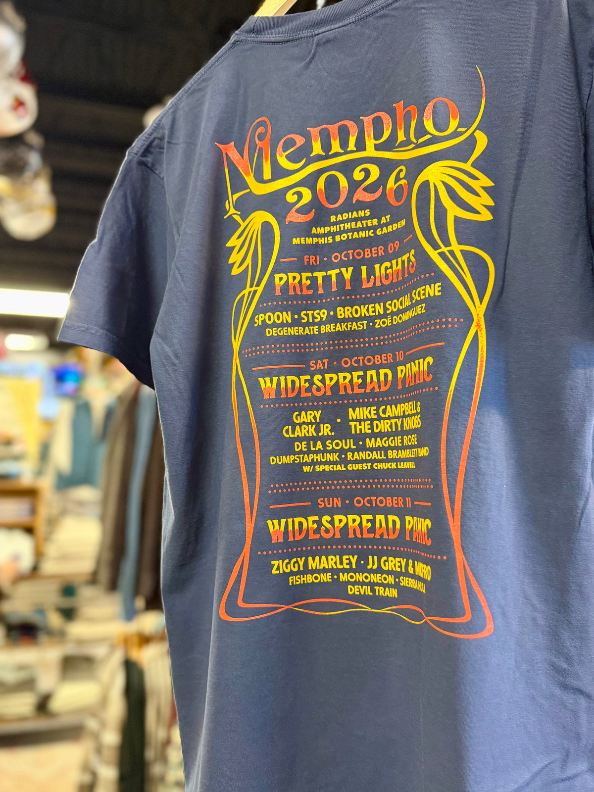 Mempho Fest Line Up Tee