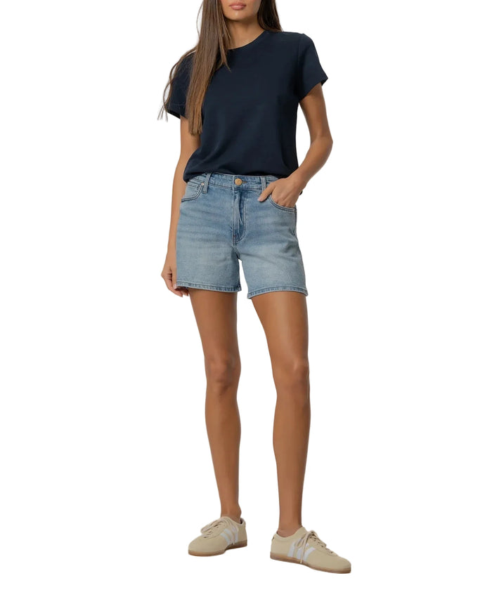 Jane High Rise Denim Shorts Peaceful