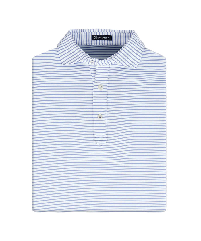 Matthew Stripe Performance Polo