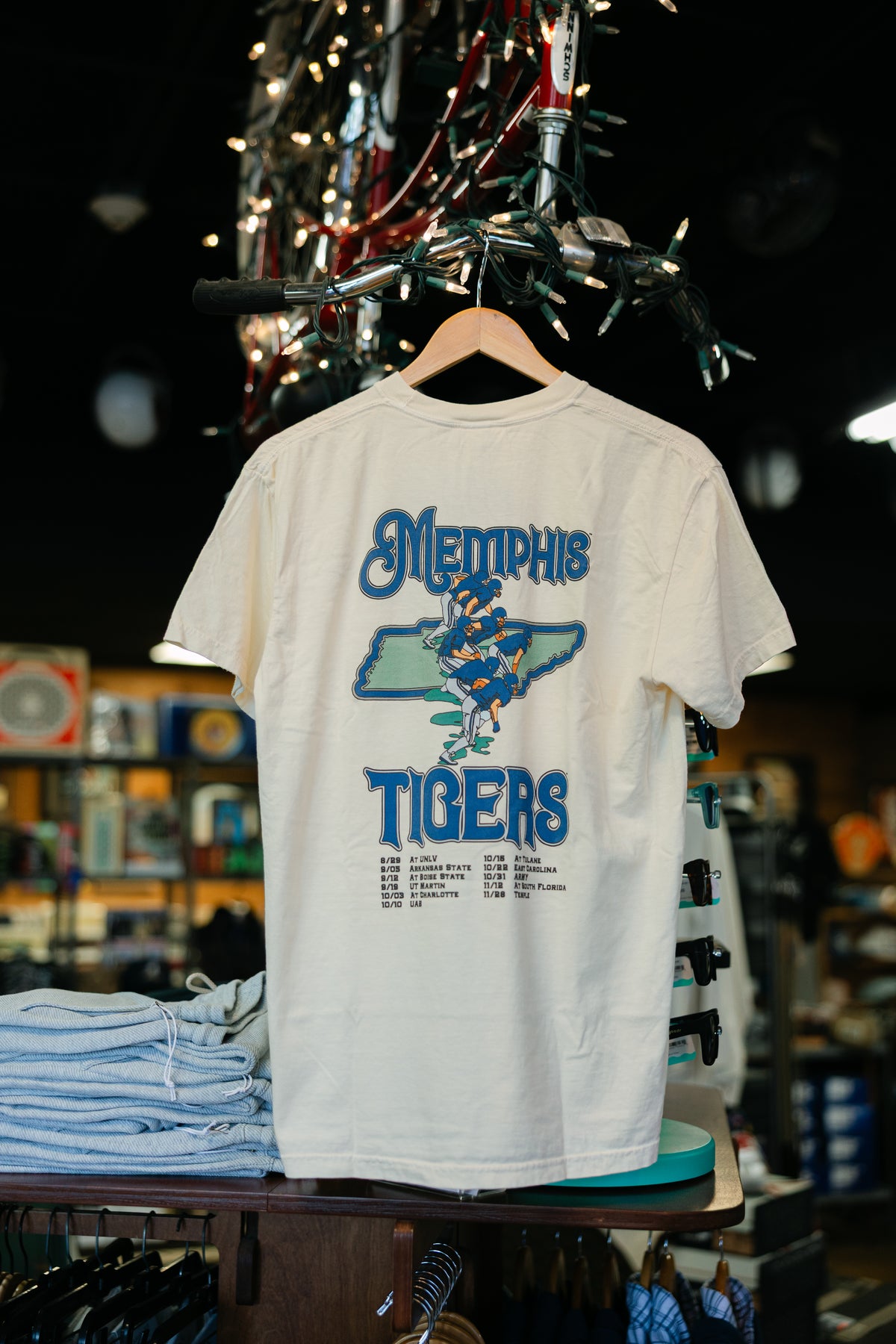 Memphis Tigers Line of Scrimmage Tee