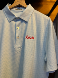 Rebels Script Diamond Print Polo