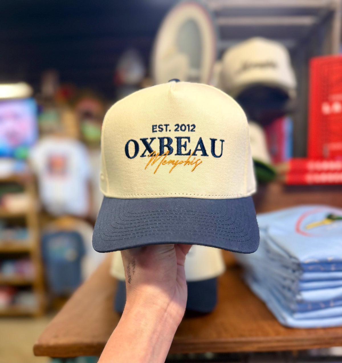 Oxbeau Memphis Script Two-Tone