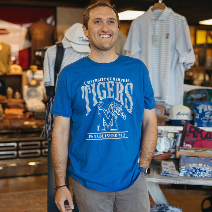 Memphis Tigers Tri-Blend Tee