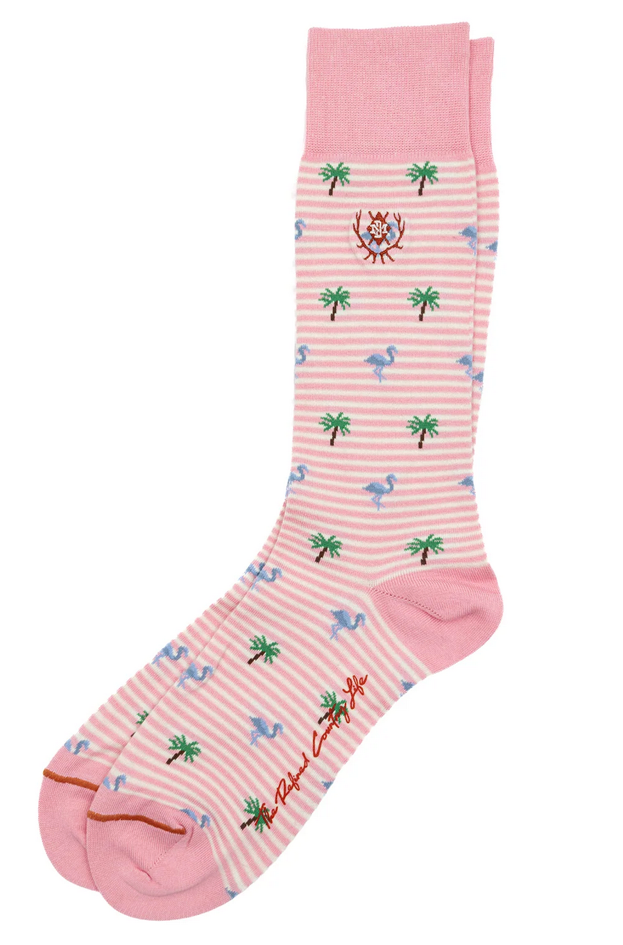 Tropical Stripe Peruvian Pima Sock