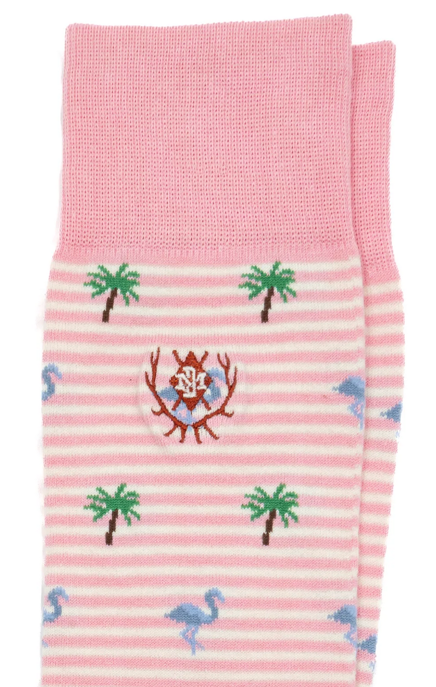 Tropical Stripe Peruvian Pima Sock