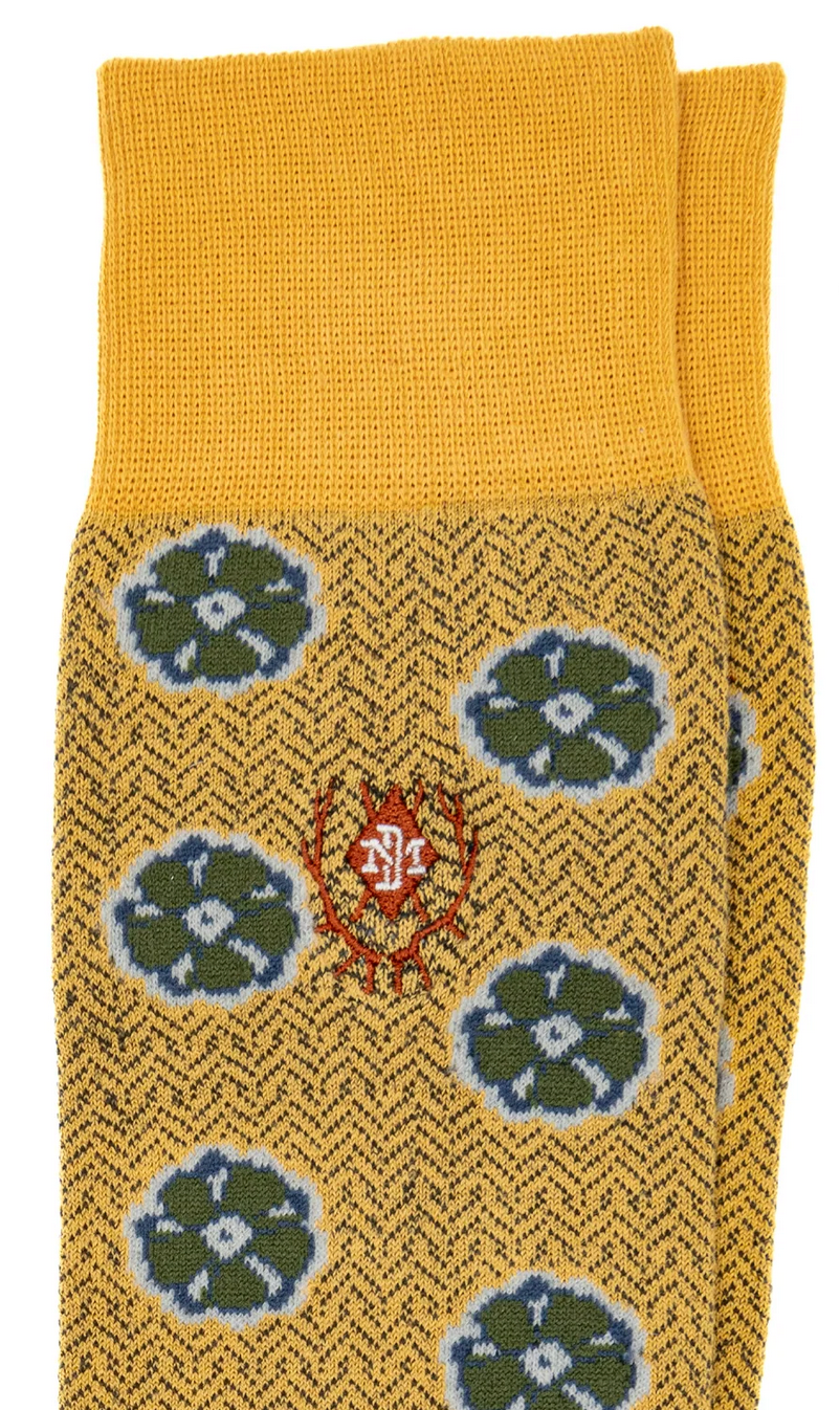 Floral Peruvian Pima Sock SALE