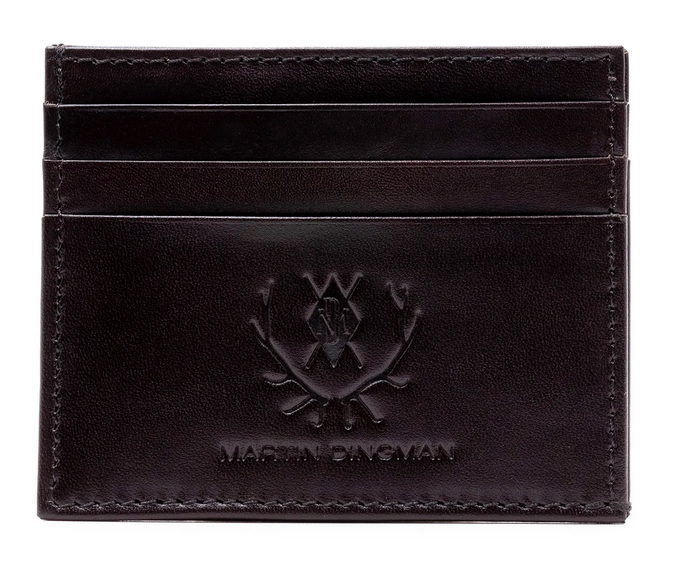 Edward Saddle Leather Executive ID Card Case Chocolate  86246