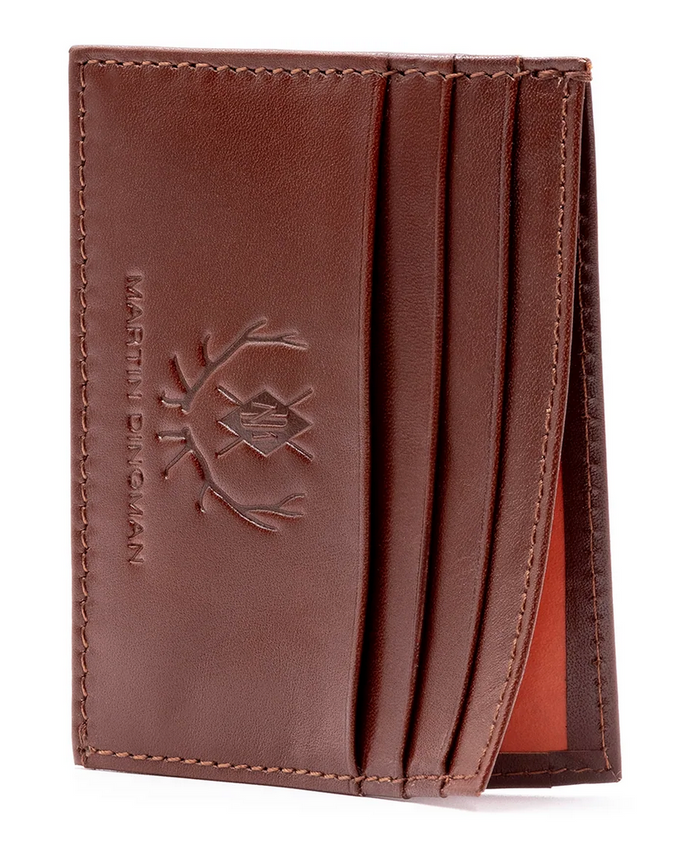 Edward Saddle Leather Executive ID Card Case Saddle Tan 86247