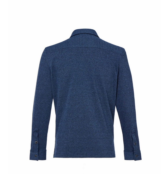 Dobby Knit Shirt Jacket